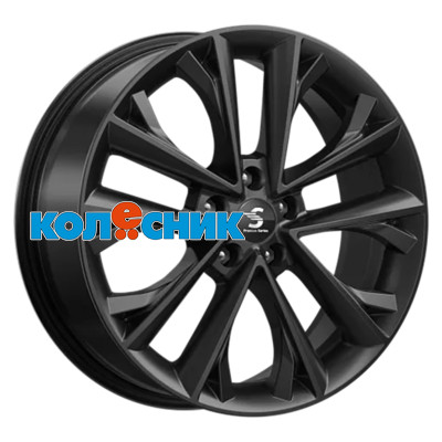Диск Premium Series 7x18/5x112 ET43 D57,1 КР012 (Tiguan) Fury black [WHS523070]