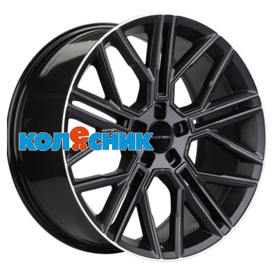 Диск Khomen Wheels 9,5x21/5x120 ET49 D72,6 KHW2101 (RRover) Black matt MR [WHS505569]