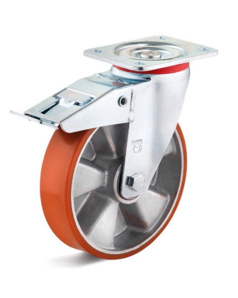 Колёсная опора TORWEGGE T-3202-ZUR-125-F18 с тормозом