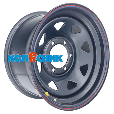 Диск Off-Road Wheels 8x16/6x139,7 ET10 D110 Toyota Hilux 2.5D, 3.0D Черный (треуг. мелкий, с увелич.полкой под суппорт) [WHS497521]