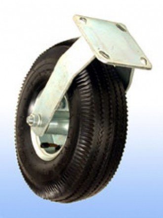 Колесо пневматическое С НЕПОВОРОТНОЙ ОПОРОЙ 250мм (3.50-4)