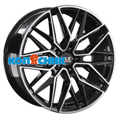 LS FlowForming 9x20/5x112 ET35 D66,6 RC59 BKF (конус)