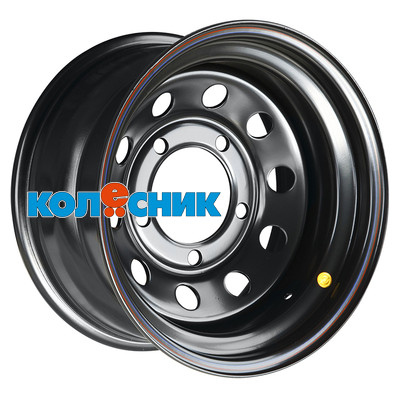 Диск Off-Road Wheels 8x16/5x165,1 ET-24 D125 Ленд Ровер Черный