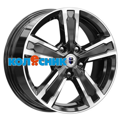 K&K 6,5x16/5x112 ET42 D57,1 Оклахома (КС998) Алмаз черный