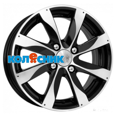 K&K 6x15/4x100 ET45 D54,1 Джемини-оригинал (КС617) Алмаз черный КС617