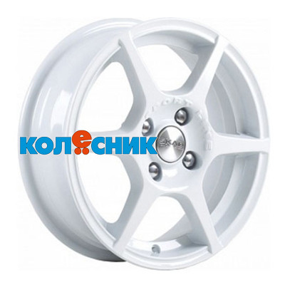 Диск СКАД 5,5x14/4x100 ET38 D67,1 Ягуар (КЛ147) Белый [WHS241493]