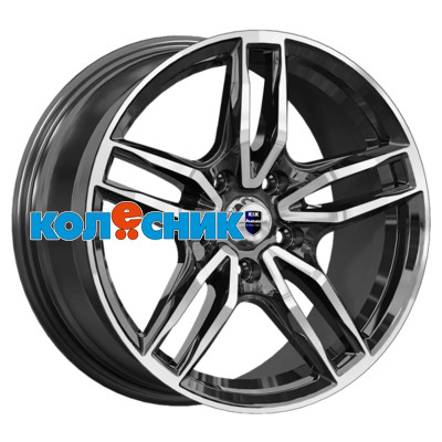 Диск K&K 8x17/5x120 ET43 D72,6 Бартон (КС1110) Алмаз черный [WHS528657]
