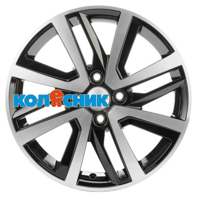 Диск Khomen Wheels 6x16/4x100 ET47 D56,6 KHW1609 (Nexia) Black-FP [WHS498652]