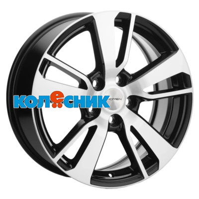 Khomen Wheels 7x17/5x108 ET50 D63,35 KHW1704 (Ford C-Max) Black-FP