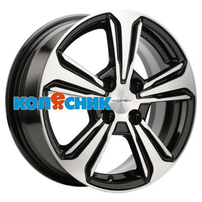 Диск Khomen Wheels 6x15/4x100 ET45 D56,6 KHW1502 (Nexia) Black-FP [WHS523756]