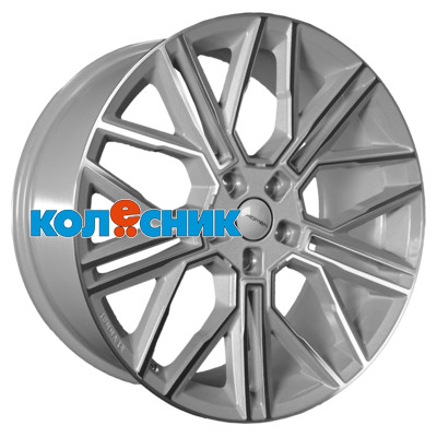 Диск Khomen Wheels 9,5x21/5x120 ET45,5 D62,5 KHW2101 (Li 7/9) F-Silver-FP [WHS530359]