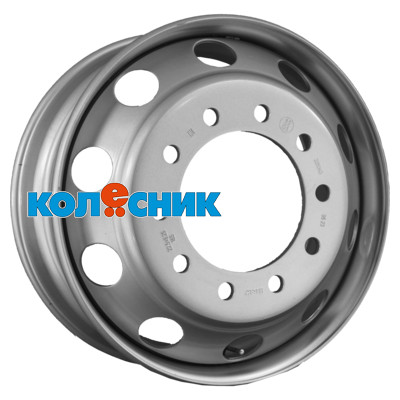 Диск SRW 8,25x22,5/10x285,75 ET165 D220 Silver (3228220) (13,5 мм) Китай, Американец 3 350 кг с вент. [WHS525909]