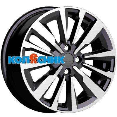 K&K 6,5x16/4x100 ET40 D67,1 Эрман (КС997) Алмаз черный