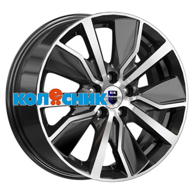 K&K 6,5x16/5x112 ET50 D57,1 Гамбит (КС961) Алмаз черный