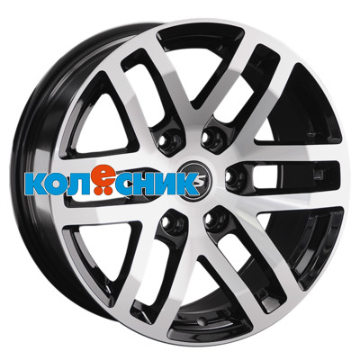 Диск LS 9x20/6x139,7 ET25 D106,1 1279 BKF (конус, Колпак+лого) [WHS522845]