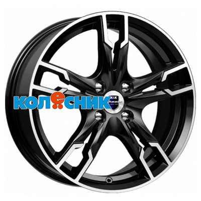 Диск K&K 7x17/5x108 ET50 D63,35 Солар (КС875) Алмаз черный SK [WHS499335]