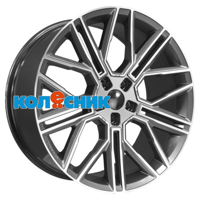 Диск Khomen Wheels 9,5x21/5x120 ET45,5 D62,5 KHW2101 (Li 7/9) Gray-FP [WHS530049]