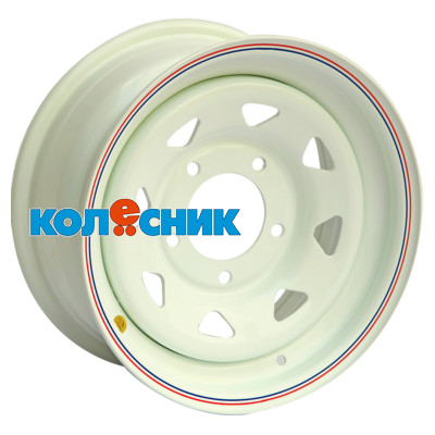 Диск Off-Road Wheels 7x15/5x139,7 ET25 D98,5 ВАЗ Нива Белый (треуг. мелкий)