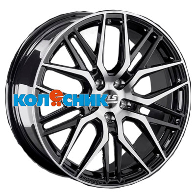 LS Forged 8x19/5x108 ET45 D63,3 LS FG04 BKF (конус, C570)