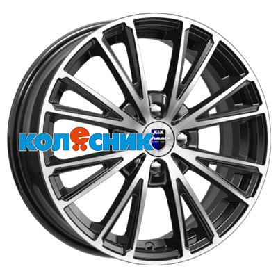 K&K 6x16/4x100 ET37 D60,1 Меандр-оригинал (КС879) Алмаз черный SK