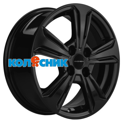Диск Khomen Wheels 6x15/4x100 ET45 D56,6 KHW1502 (Nexia) Black [WHS525003]