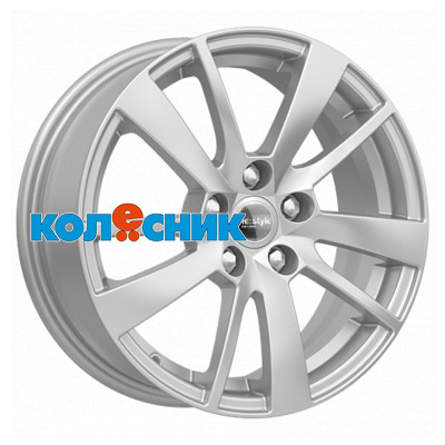 K&K 6x15/5x100 ET43 D57,1 КС876 Сильвер