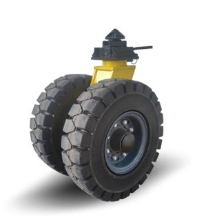 Колесо большегрузное протекторная резина СВЕРХМОЩНОЕ двойное, (для контейнеров) K88222-ISTD-SR