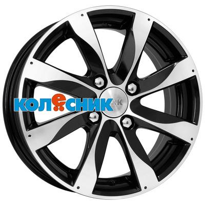 K&K 6x15/4x108 ET38 D67,1 Джемини (КС617) Алмаз черный