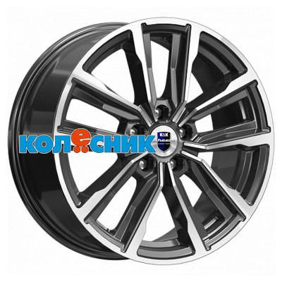 Диск K&K 7,5x17/5x112 ET45 D57,1 Лацио (КС964) Алмаз черный [WHS511265]