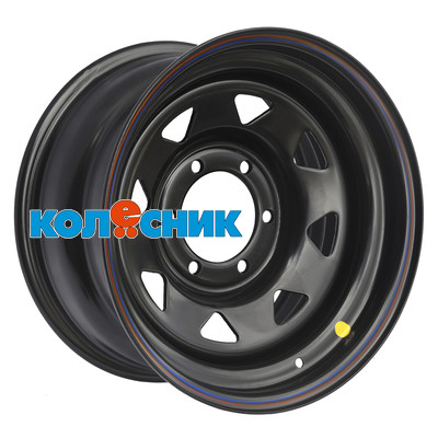 Диск Off-Road Wheels 8x16/6x114,3 ET25 D66 Ниссан Навара D40 2.5TD Черный