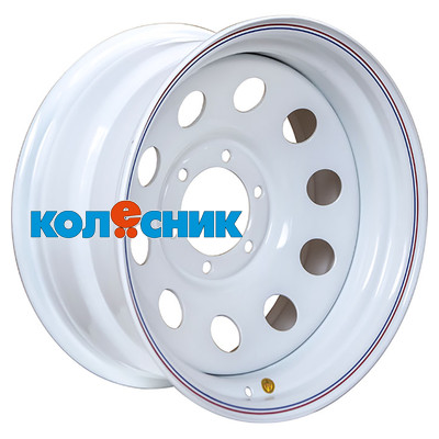Диск Off-Road Wheels 8x17/6x139,7 ET-25 D110 Тойота Ниссан Белый