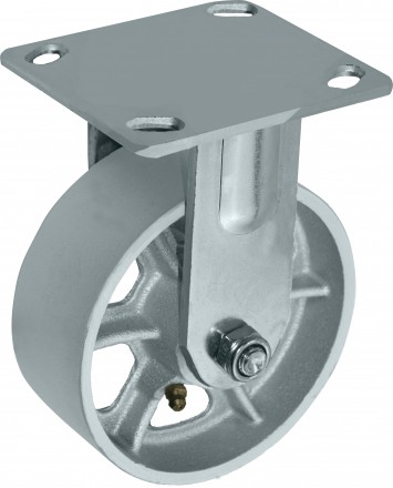 Колесо термостойкое неповоротное 202мм (1131202-50) Со спицами 1131202