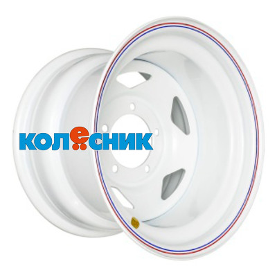 Диск Off-Road Wheels 8x16/5x139,7 ET-25 D110 УАЗ (треуг.) Белый [WHS497532]