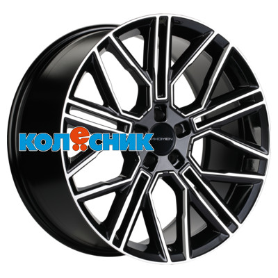 Диск Khomen Wheels 9,5x21/5x114,3 ET30 D66,1 KHW2101 (Infiniti) Black-FP