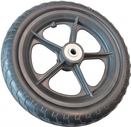 Колесо полиуретановое со спицами, 300мм(12мм), (12х1,75) [SPOKES-300]