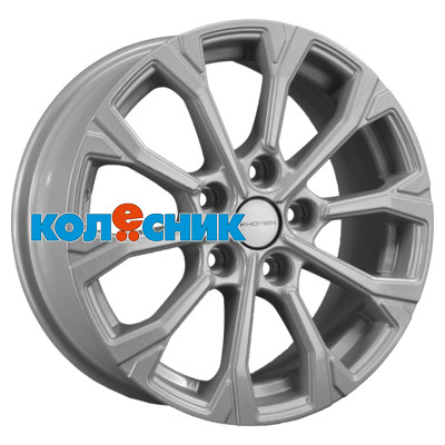 Khomen Wheels 6,5x16/5x112 ET46 D57,1 KHW1605 (Octavia A5/Golf/Jetta) F-Silver