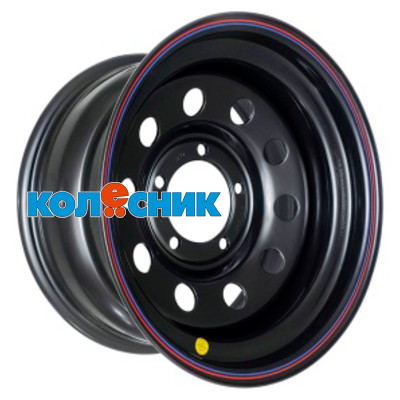 Диск Off-Road Wheels 8x16/5x139,7 ET-25 D110 УАЗ (треуг.) Черный