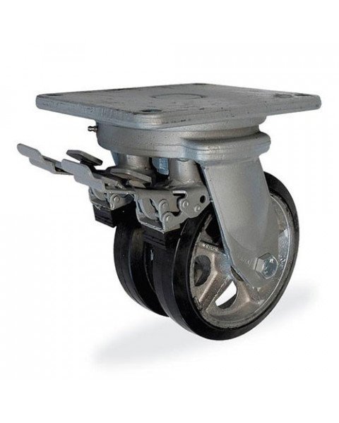 Колёсная опора KAMA 6702-DYR-380-F09 с тормозом
