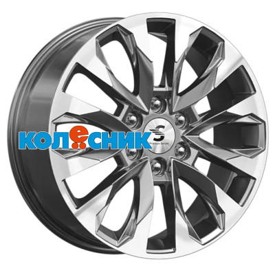 Диск Premium Series 8x20/6x139,7 ET42 D75,1 КР007 (Haval H9) Diamond Gloss Graphite [WHS521637]
