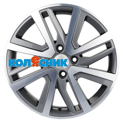 Диск Khomen Wheels 6x16/4x100 ET41 D60,1 KHW1609 (XRay) Gray-FP [WHS498218]