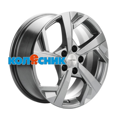 Khomen Wheels 7x17/5x112 ET43 D57,1 KHW1712 (Karoq/Octavia/Passat/Tiguan) Gray (сфера)
