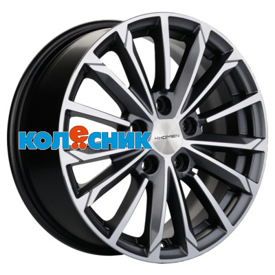 Диск Khomen Wheels 6,5x16/5x114,3 ET45 D54,1 KHW1611 (Geely Coolray) Gray-FP [WHS531450]