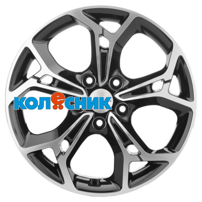 Диск Khomen Wheels 7x17/5x114,3 ET51 D67,1 KHW1702 (Optima/Tucson) Black-FP [WHS498691]