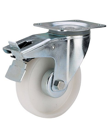 Колёсная опора ALEX TW-3302-MMS-100-F18 с тормозом