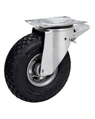 Колёсная опора ALEX A-3302-SHR4-260-F04 с тормозом