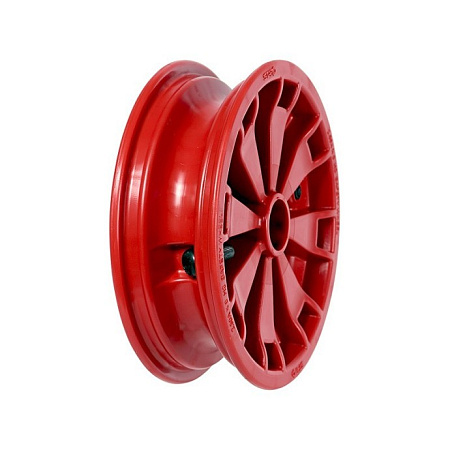Колесо для тачки пластиковое EO 2.25AX4 TL 20X75 - RED POLYPROPYLENE Polypropylene