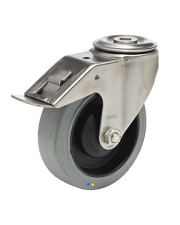 Колёсная опора Colson-S-3300-PC-125-F18-EL с тормозом