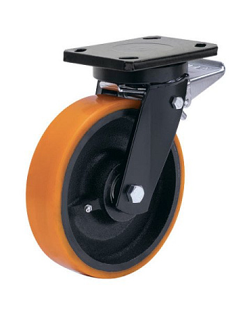 Колёсная опора ALEX A-5102-DOR-250A-F09 с тормозом