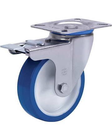 Колёсная опора ALEX A-S-3302-PEUB-150-F18 с тормозом