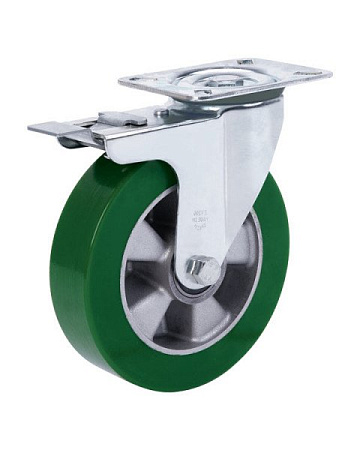 Колёсная опора ALEX A-3202-ZXR-200-F18 с тормозом